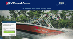 Desktop Screenshot of gageboats.com