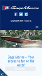 Mobile Screenshot of gageboats.com